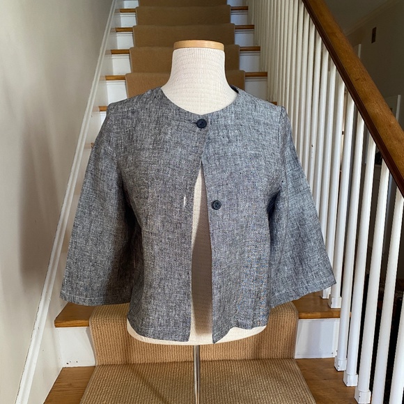 French linen jacket by Eva Tralala - Picture 2 of 12